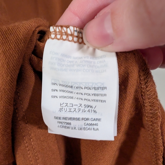 Madewell Women's Tan Tie Strap Tank S - Picture 4 of 5